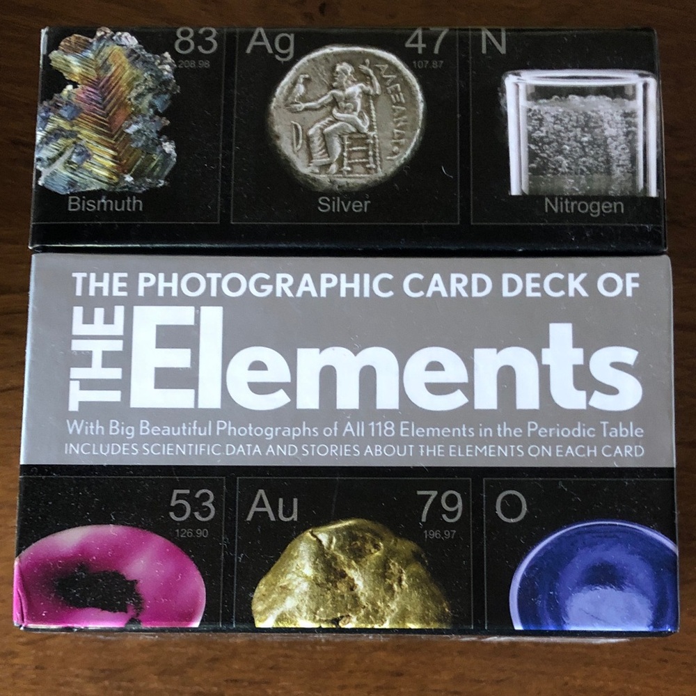 The Elements Photographic Card Deck - Gray